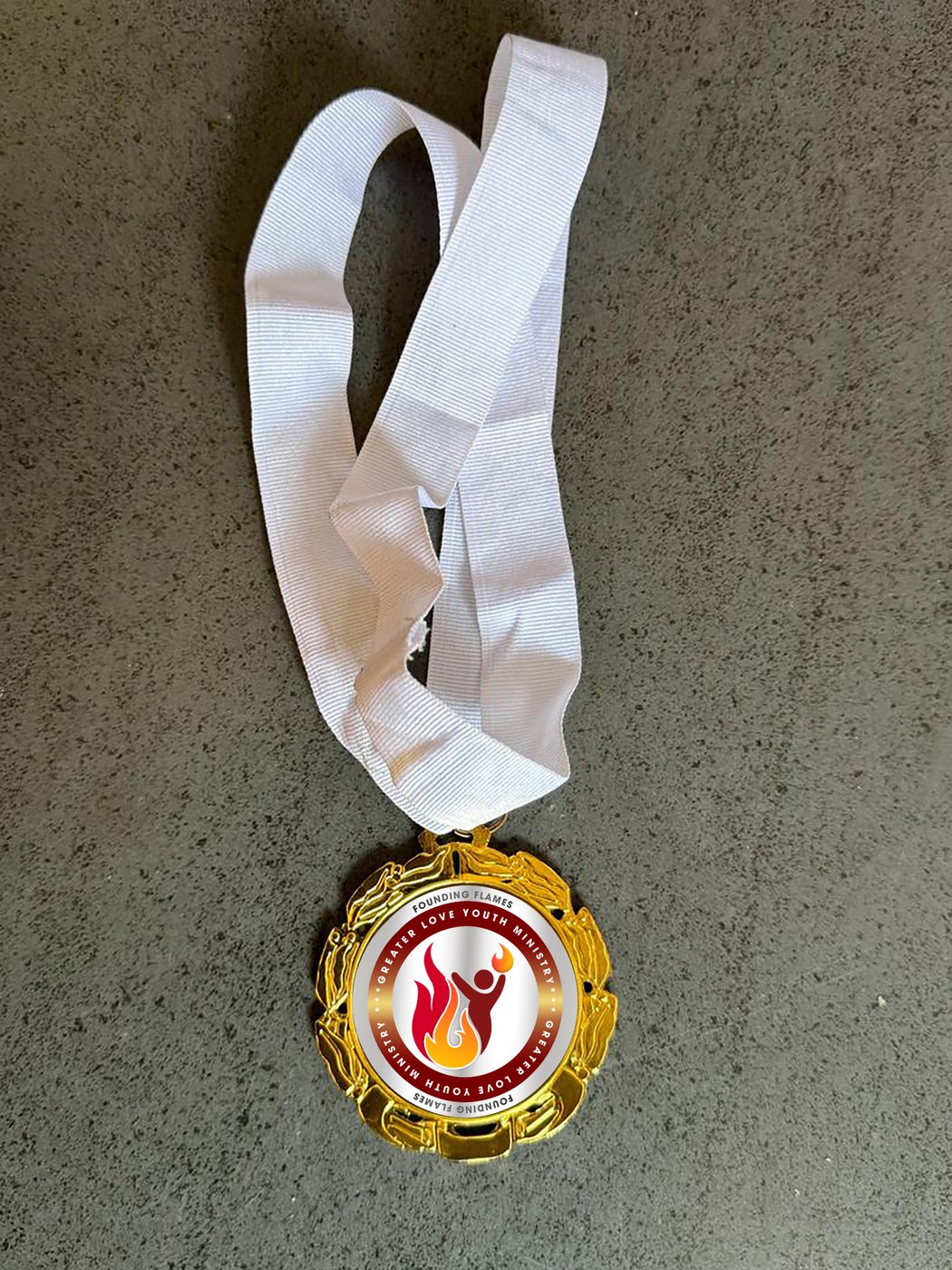 Greater Love Youth Ministry custom medal