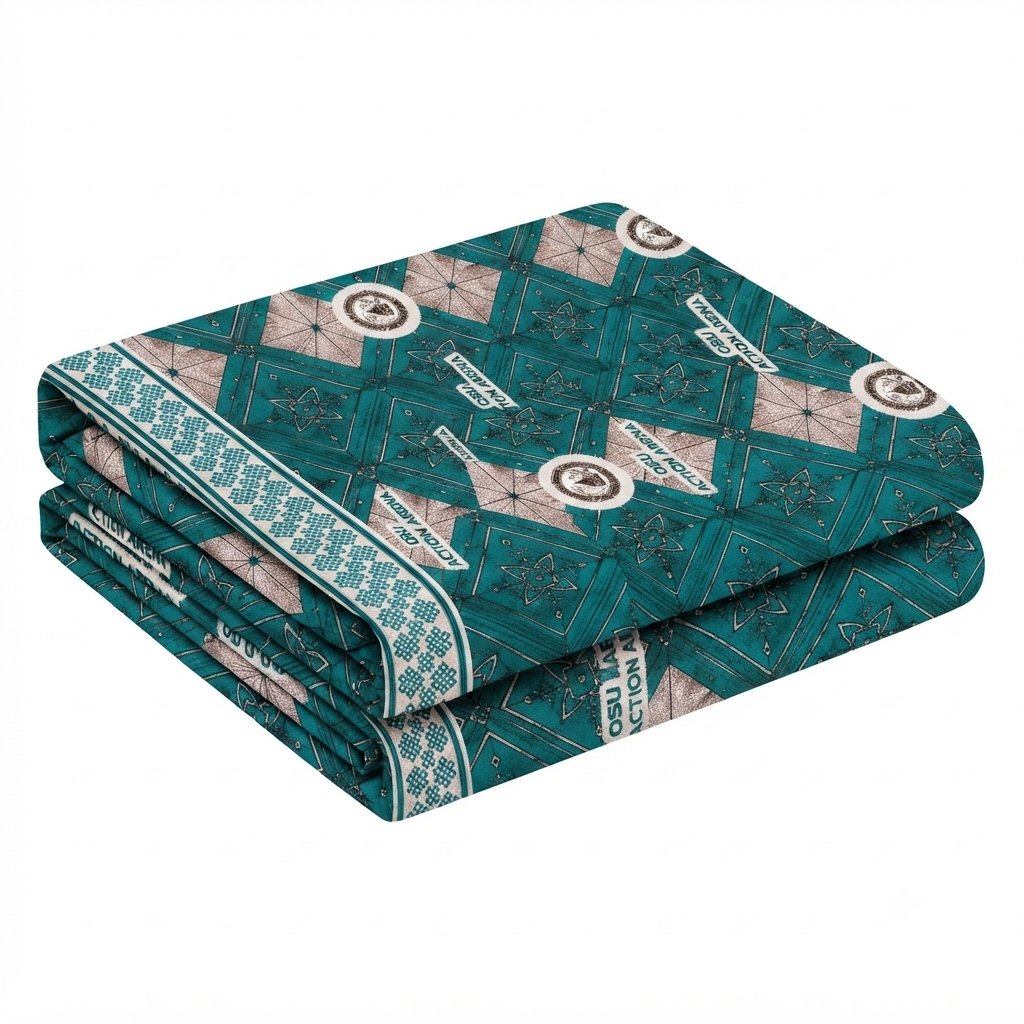 OSU Action Arena folded branded fabric, diamond pattern