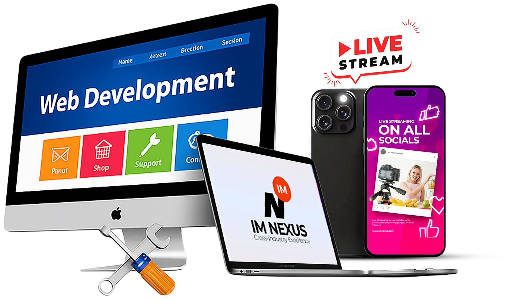 Web Development and Live Streaming project thumbnail